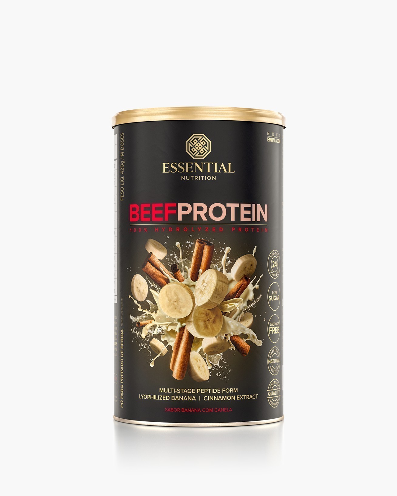 Beef Protein Banana com Canela