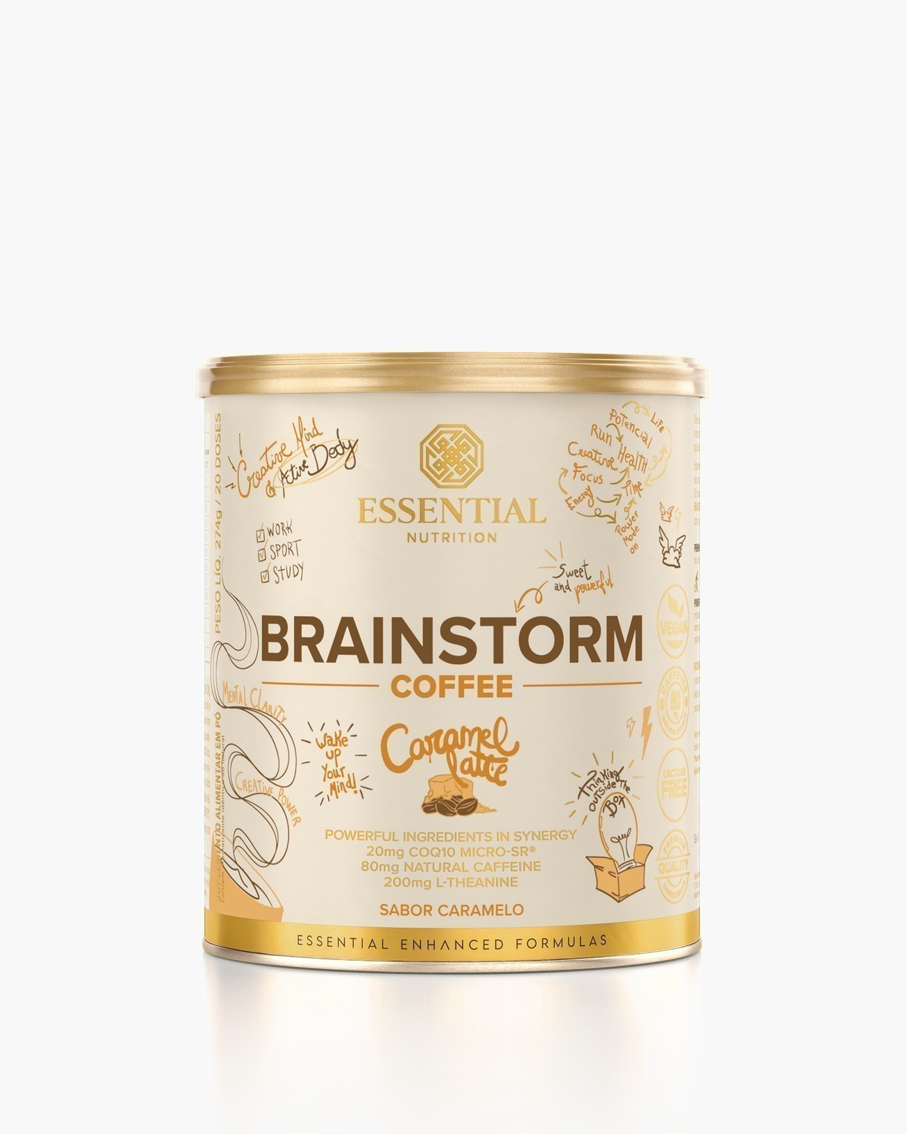 Brainstorm Coffee Caramel Latte