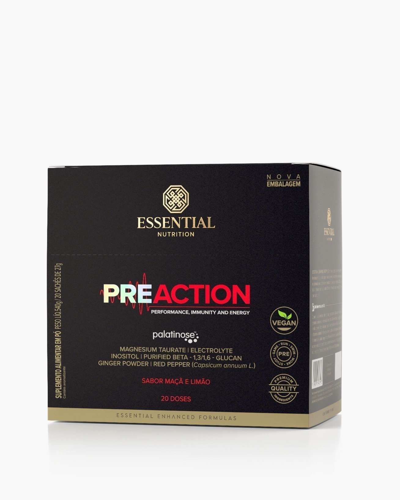 Pre-Action Energy Drink Maçã